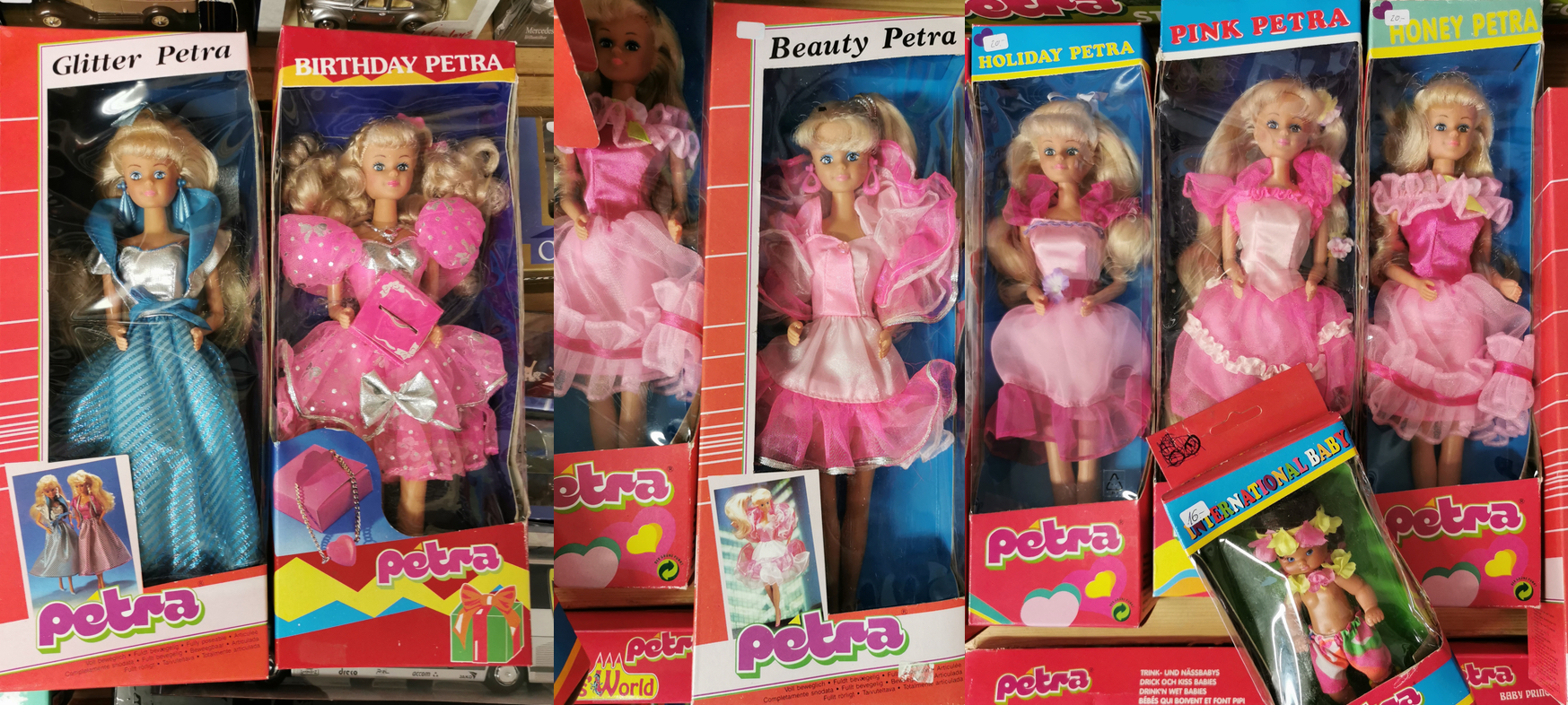 pink Petra dolls