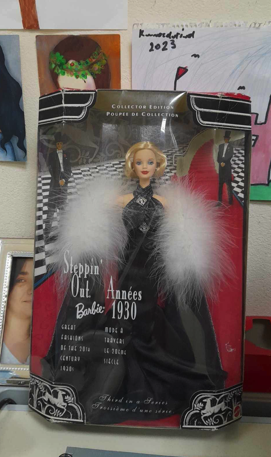 Happy buyer with doll